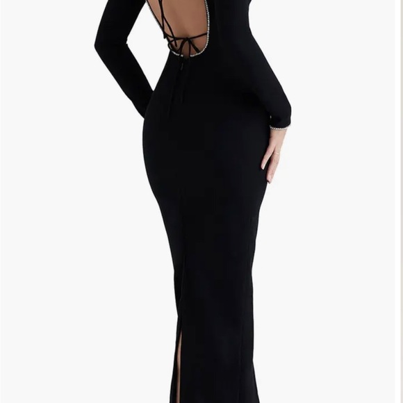 House of cb large ROSA CRYSTAL EMBELLISHED MAXI DRESS - Picture 2 of 5